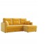 Угловой диван-кровать Квест, еврокнижка, 142х194 см, Желтый, рогожка
