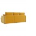 Угловой диван-кровать Квест, еврокнижка, 142х194 см, Желтый, рогожка