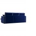 Угловой диван-кровать Квест, еврокнижка, 142х194 см, Синий, рогожка